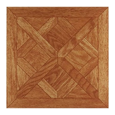 Achim Importing Achim Tivoli Self Adhesive Vinyl Floor Tile 12in x 12in, Classic Parquet Oak, 45 Pack FTVWD20145